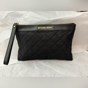 MICHAEL Michael Kors Kieran Quilted XL Zip Clutch Wristlet